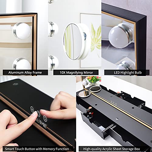 Large Vanity Mirror with Lights, Large Hollywood Makeup Vanity Mirror