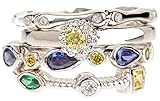 Handmade Wholesale Gemstone Jewelry Stackable Ring Set