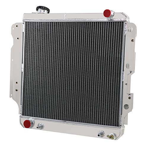 OzCoolingParts 87-06 Jeep Wrangler Radiator, 3 Row Core All Aluminum Radiator for Jeep Wrangler YJ TJ 1987-2006 88 89 90 91 92 93 94 95 96 97 98 99 00 01 02 03 04 05 2.4L 2.5L 4.0L 4.2L, L4 L6