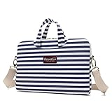 Canvaslove Breton Top 15 inch Waterproof Canvas Laptop Shoulder Messenger Bag Case Sleeve Briefcase for 14 inch to 15.6 inch Laptop