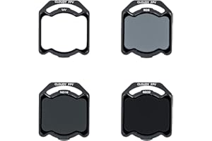 IRCMATRC RC FPV O4 Pro Air Unit Lens Filter Set Double Sided Coating Films UV ND8 ND16 ND32 Compatible with Racing Freestyle Drones Quadcopters Quads Adjustable Lens Protector Camera Accessories