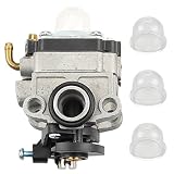 Butom 753-1225 Carburetor with Primer Bulb for Troy-Bilt TB490BC TB415CS TB465SS TB475SS TB415CS TB26CO Trimmer TB144 Cultivator