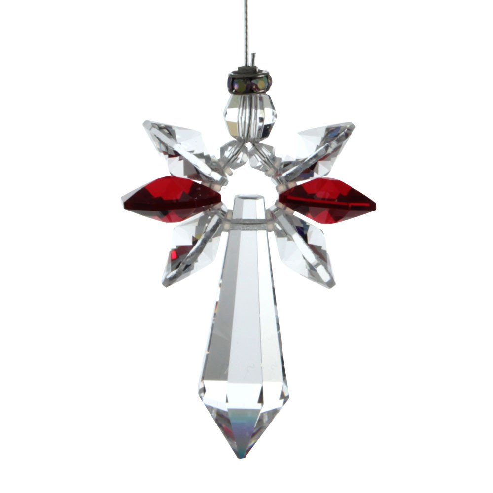 Crystals lucky crystal angel, Crystal, granite, 19,4 x 3,5 x 1 cm