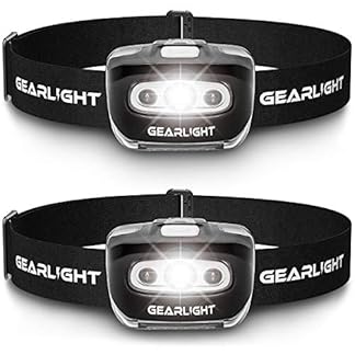GearLight LED Headlamp Flashlight S500 package includes 2 headlaps, so you can keep one in your car, one in your home, or gift someone.