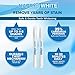 (3-Pack) Teeth Whitening Pen - Safe 35% Carbamide Peroxide Gel - No Sensitivity - Effective - Painless - Travel-Friendly - Easy to Use - Smart Tooth Whitener Pens - Natural Power Swabs by HAPPY WHITE