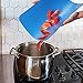 Flexible Cutting Board for Kitchen 14.96X12 Thick 0.7mm Set of 6 Flexible Cutting Board Mats With Food Icons Assorted Colors Plastic-Cutting-Board-for-Kitchen SUPERKIT