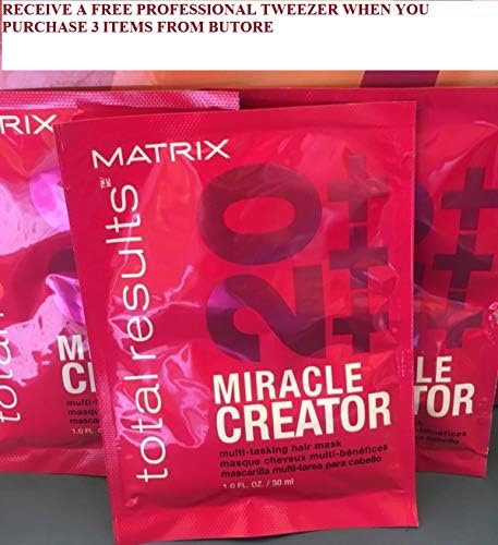 3 Total Results Miracle Creator Hair Mask 1 oz Packet+FREE PROFESSIONAL TWEEZER