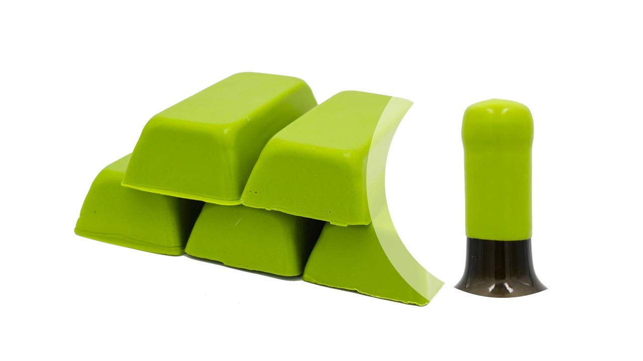 Generico Green Shellac 500 g or Soft Sealing Wax for Sealing Bottles of Wine, Beer, Grappa, Liquor (Green-03)