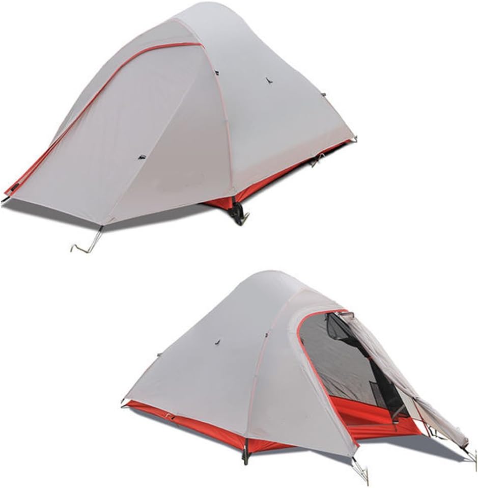BaiYouDa Backpacking Tent,2 Person Ultralight Tent,4 Season Waterproof Tent,Anti-Lower Temperature,Footprint High