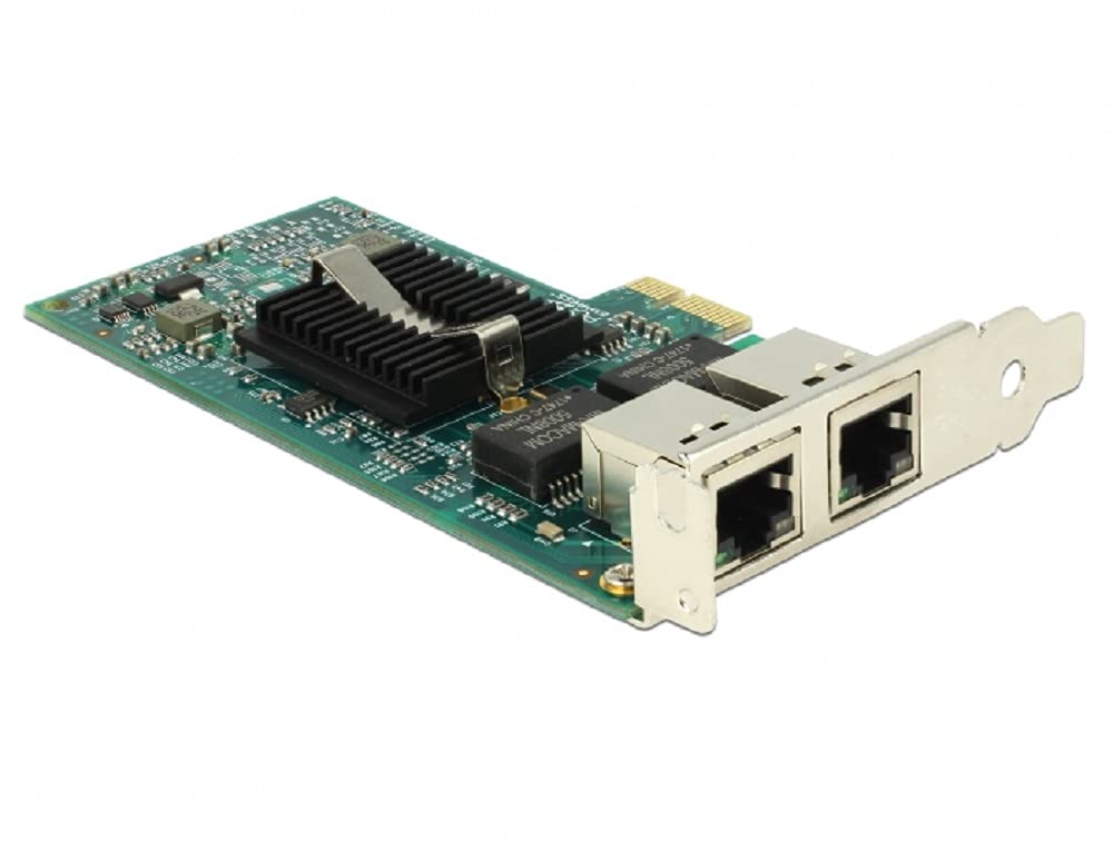 Delock PCI Express x1 Card 2 x RJ45 Gigabit LAN i82576
