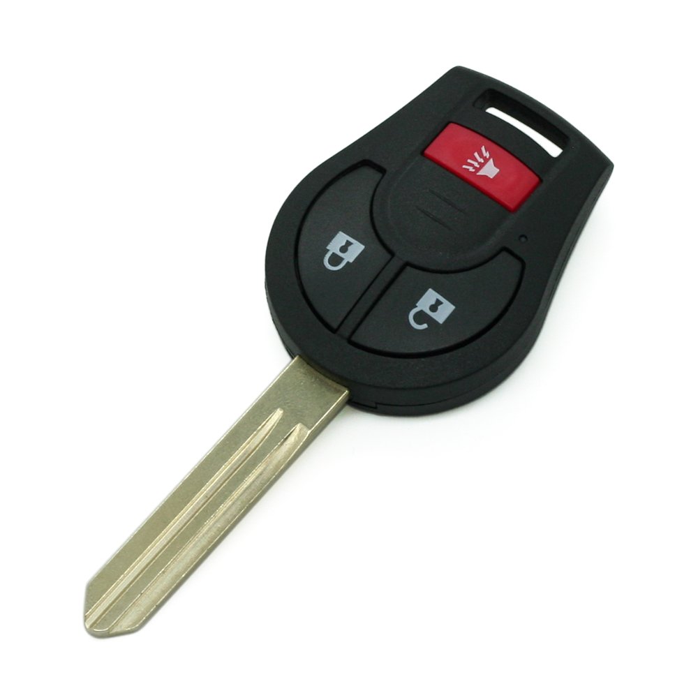 BROVACS Replacement Key Shell Compatible with NISSAN Keyless Entry Remote Key Case Fob 3 Button 2B+1 PG510C