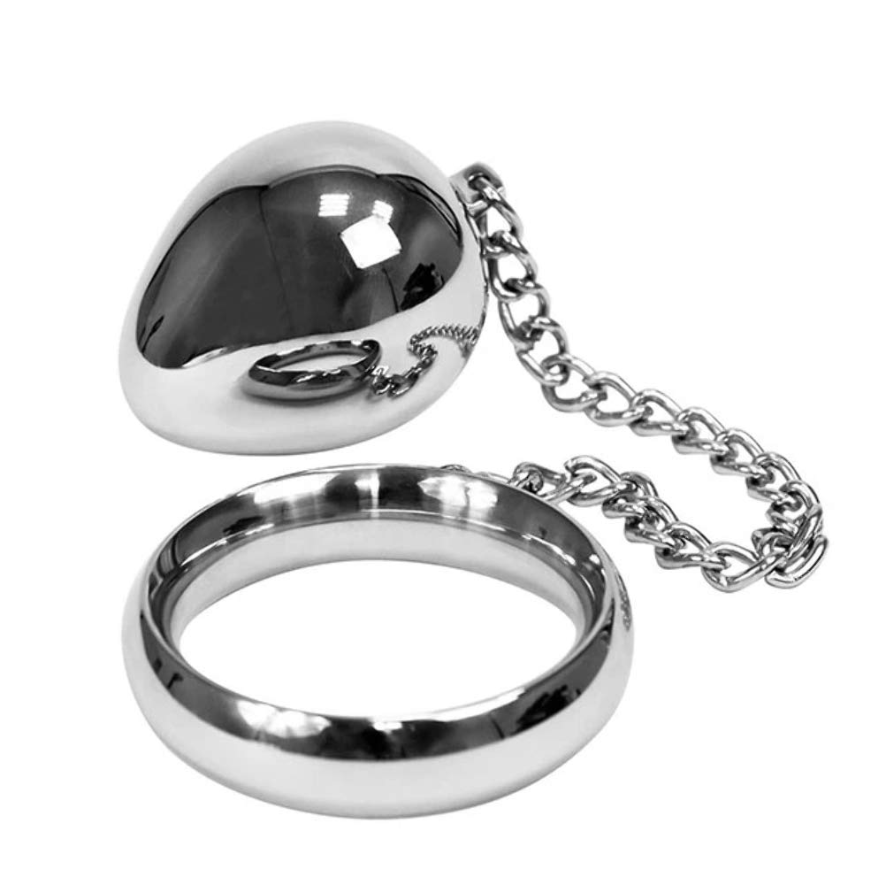 Rimba - Donut Ring with Anal Egg Silver