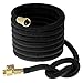 INNAV8 Expandable Garden Hose 25 FT - Lightweight, No-Kink Flexible Garden Hose, Brass Shut Off Valve - Super Strong Latex Rubber Core, Thick Fabric Cover - Expandable Water Hose 25FT Pocket Hose