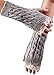 Womens Lady's Lace Trim Knitted Fingerless Gloves