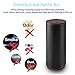 LUOYIMAN Color Purifier Portable Ozone air Cleaner Sterilizer Deodorizer USB Charge for Car Home Office (Black), Small