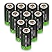 CR123a Rechargeable Batteries - Enegitech 3.2V 450mAh LiFePO4 Lithium RCR123A Battery for Gamepad, Flashlight, Toys, Camera - 10 Pack
