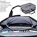 BRINCH New Style 17.3 Inch Nylon Shockproof Carry Laptop Case Messenger Bag For 17-17.3 Inch Laptop/Notebook/MacBook/Ultrabook/Chromebook with Shoulder Strap Handles and Various Pockets (Grey)