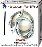 Hoover V2 SteamVac Attachment Hose -Latch Style and Nozzle CleanOut Tool By Vacuum Part Pro
