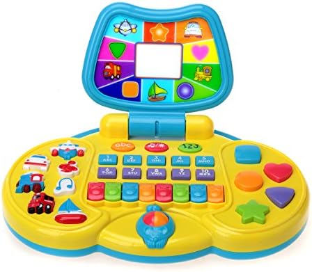 Learning Toys KAWO Baby Toy with Music and Light Letters Numbers Shape Sound Learning English Speaking