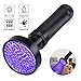 UV Black Light Flashlight,Super Bright 100 LED UV Torch Portable Blacklight Ultraviolet Detector Flashlight for Pet Urine, Home & Hotel Inspection,Scorpions