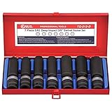Genius Tools 7 Piece 3/8" Dr. SAE Deep Swivel
