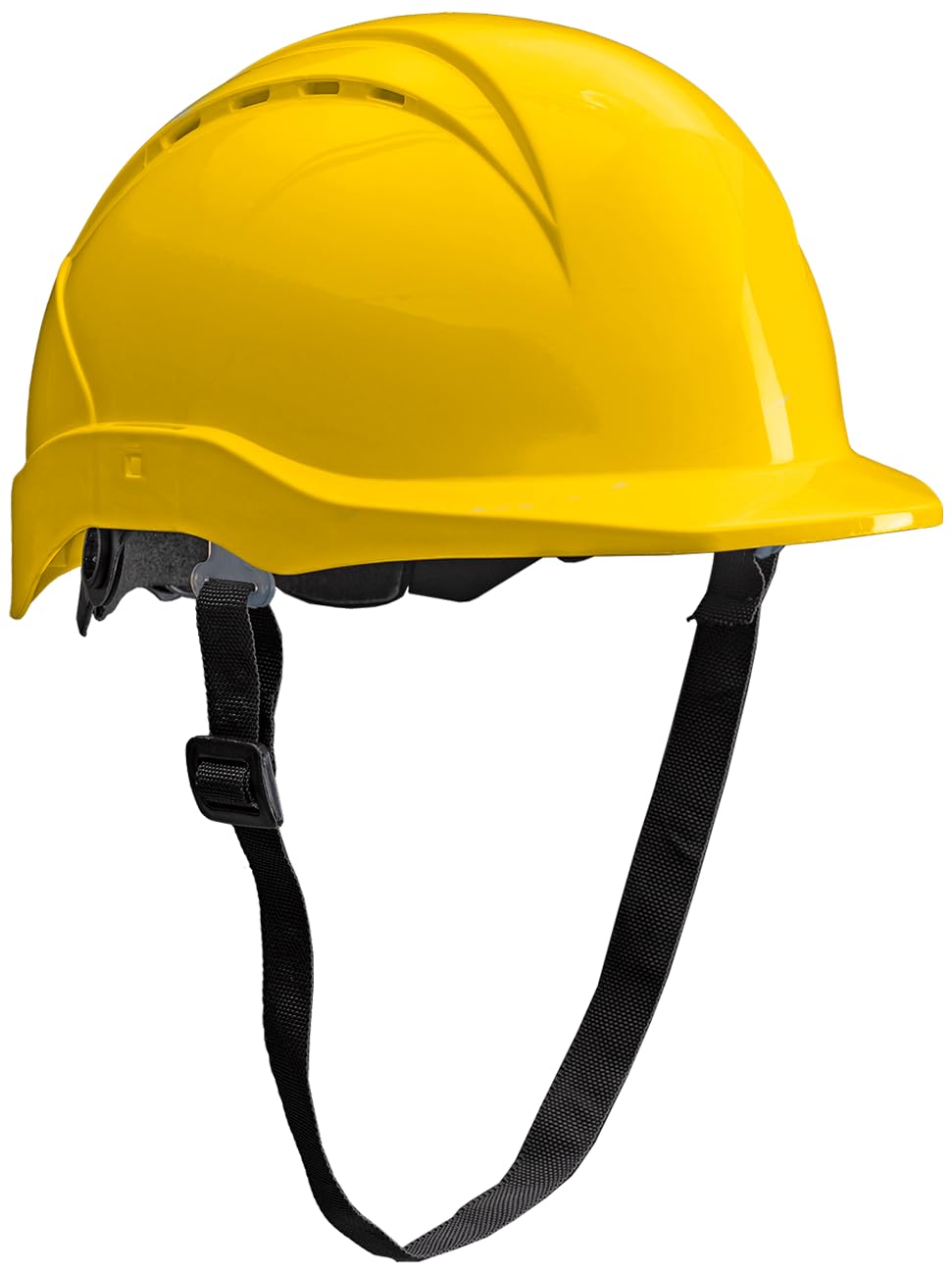 ACE Patera Safety Helmet - Work Head Protection - Hard Hat with Twist Lock, Ventilated and Adjustable - Yellow