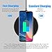 Wireless Charger iPhone X 8 8 Plus(7.5W), 10W Fast Wireless Charging Pad for Samsung Galaxy Note 8 / S8 / S8 Plus / S7 / S7 Edge / S6 / S6 Edge, Nokia Lumia 1520/ 1020/ 930/ 929/ 928, LG