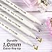 Metallic Marker Pens, Gold and Silver Metallic Permanent Markers Suitable for Cards Writing Signature Lettering Metallic Painting Pens (6)