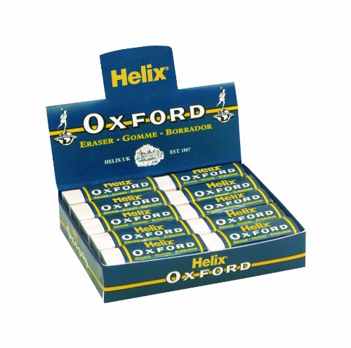 Helix Oxford Large Sleeved Eraser (Pack of 20)