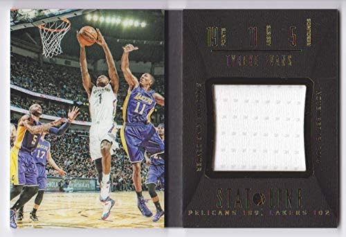 2014-15 Panini Preferred Basketball Stat Line Jersey #6 Tyreke Evans 99/99 New Orleans Pelicans