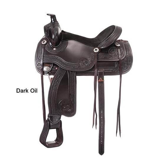 Royal-King-Dublin-Western-Trail-Saddle-165-Dk-Oil
