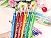 Fashionclubs Ultra Fine Ballpoint Fresh Star Diamond Color Gel Pens Pack of 12