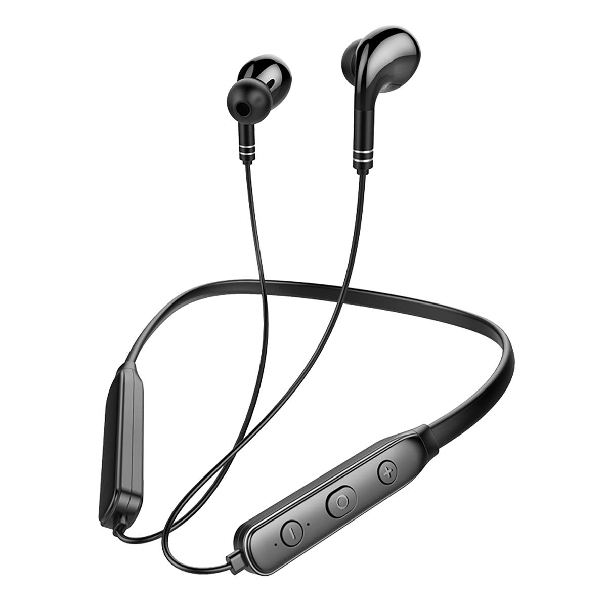 RBNANA Wireless Sports Headphones, Bluetooth 5.0 Smart Noise Cancelling Volume adjustment In-Ear Headphones for Gym Running Outdoor Sports