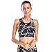 Move With You Womens Crop Tank Tops Workout Running High Neck Sports Bra Built-in Bra Racerback