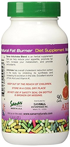 Sanar Naturals Artichoke Capsules 1000mg, 90 Count -Supports Healthy Metabolism and Digestion, Alcachofa, Herbal Blend, - Thumbnail 3