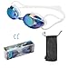 Vetoky Swimming Goggles Mirrored Swim Goggle Anti Fog UV Protection No Leaking Comfortable for Kids Girls Boys Adults Women Men - Swim Like A Pro