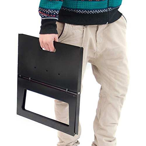 Klappgrill - Faltbarer Notebook BBQ Grill Klappbarer Holzkohle – Bild 5
