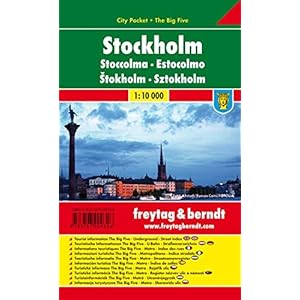 Stockholm City Pocket Map FB 1:10K (English, Spanish, French, Italian and German Edition)