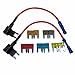 DIGITEN ATM Add-a-Circuit Mini Fuse TAP Holder Blade Style Auto Kit Assortment with 5A 7.5A 10A 15A 20A