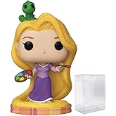 POP Disney: Ultimate Princess - Rapunzel & Pascal Funko Vinyl Figure (Bundled with Compatible Box Protector Case), Multicolored, 3.75 inches
