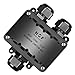 Junction Box, Beauty Star Waterproof IP66 Cable Connector, Larger 3 Way External Electrical Junction Box Outdoor Coupler M20 Cable Gland 10-14mm