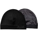 IRUNVEN Satin-Lined Skull Cap – Premium Satin Interior for Hair Protection, Breathable Stretch Fit