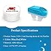 Joruby Anti - Snoring Nose Vents Plugs Air Purifier Filter Snore Stopper Device - Nasal Vent Mute Nasal Dilators Sleep Aid Clip Device Snore Stopper to Ease Breathing (Blue)