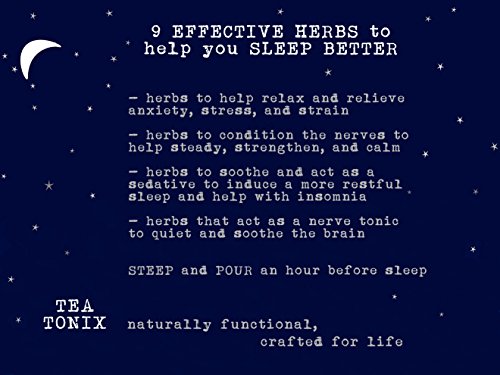 BE SLEEPY Relaxing Bedtime Tea with Valerian, Kava Root, Chamomile, and Lavender 40g - for Relaxing, Calming the Nervous System, and Promoting a Restful Sleep by Tea Tonix