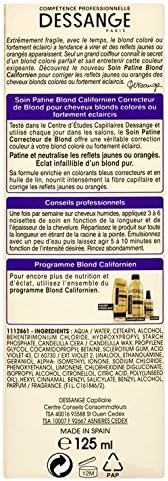 Dessange - Californian Blonde - Protective hair care - Blonde Corrector for Dyed or Heavily Lightened Blonde Hair 125 ml (Pack of 1) - Image 3