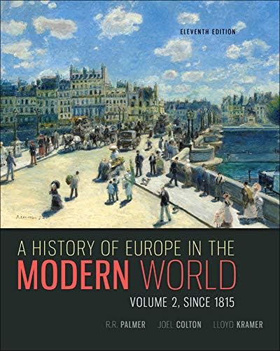 Amazon.com: A History of Europe in the Modern World: 9780073385549