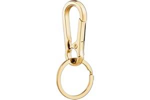 Hapeper Keychain Key Clips Metal Key Ring Key Chain Rings Keyring for Home Car Key Organizer