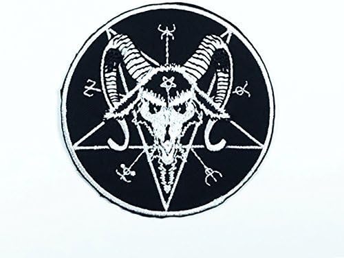 Goat Pentagram Black Metal Heavy metal death metal Music iron on Patches
