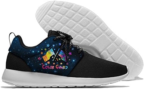 Color Guard Flag Stars Men Mesh Breathable Casual Sneakers Lightweight Athletic Tennis Walking Running Shoes