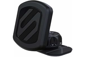 Scosche MAGDMB MagicMount Magnetic Phone Mount for Car, Dashboard Cell Phone Holder with 360° Adjustable Magnet Head, Universal Phone Stand for Car Compatible with iPhone, Samsung, and All Devices